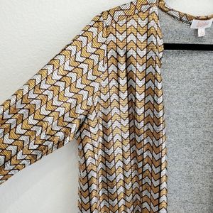 Long Duster Cardigan Lularoe Sarah Elegant collection Large NWT